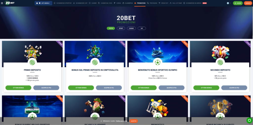 20bet recensioni 2 20bet bonus